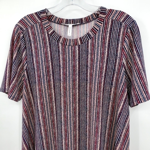 BCBGeneration Multicolor Striped Swing Dress - Picture 2 of 9